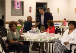 August 27, 2025: Senator Costa attends Homewood Senior Center's Lunch and Learn