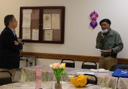 August 27, 2025: Senator Costa attends Homewood Senior Center's Lunch and Learn