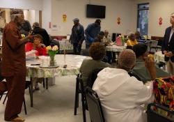 August 27, 2025: Senator Costa attends Homewood Senior Center's Lunch and Learn