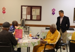August 27, 2025: Senator Costa attends Homewood Senior Center's Lunch and Learn