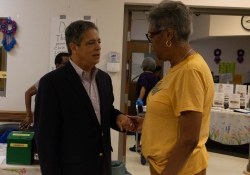 August 27, 2025: Senator Costa attends Homewood Senior Center's Lunch and Learn