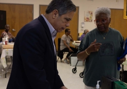 August 27, 2025: Senator Costa attends Homewood Senior Center's Lunch and Learn