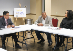 October 25, 2019: Sen. Costa helps celebrate the opening of the new Full-Day Pre-K classroom at the Hosanna House Child Development Center in Wilkinsburg.