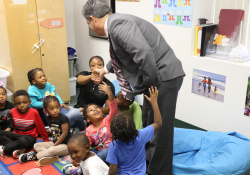 October 25, 2019: Sen. Costa helps celebrate the opening of the new Full-Day Pre-K classroom at the Hosanna House Child Development Center in Wilkinsburg.