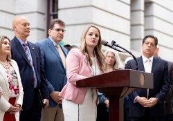 May 7, 2019:  Senator Costa joins his fellow Legislative Hunger Caucus members at an event  to mark the opening of the 10th season of the Capitol Hunger Garden.