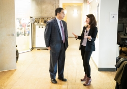 October 19, 2018: Senator Jay Costa tours AlphaLab Gear as part of his "In the 43rd" tour.