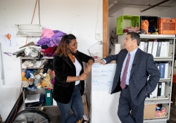 October 19, 2018: Senator Jay Costa visits  Knotzland as part of his "In the 43rd" tour.