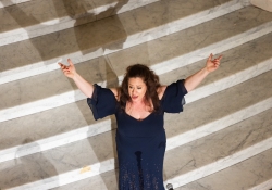 June 11, 2024: Opera Singer Jamie Bastello performs in the Capitol Rotunda at part of Art in the Capitol.