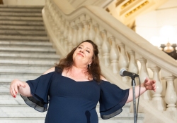 June 11, 2024: Opera Singer Jamie Bastello performs in the Capitol Rotunda at part of Art in the Capitol.