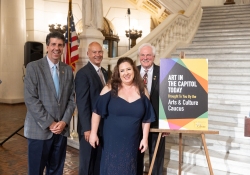 June 11, 2024: Opera Singer Jamie Bastello performs in the Capitol Rotunda at part of Art in the Capitol.