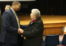 December 6, 2018: Senator Costa speaks at environmental protection event at the Pittsburgh Jewish Community Center in Squirrel Hill.
