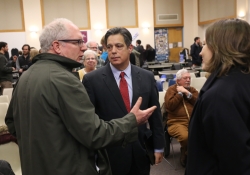 December 6, 2018: Senator Costa speaks at environmental protection event at the Pittsburgh Jewish Community Center in Squirrel Hill.