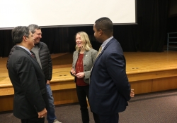 December 6, 2018: Senator Costa speaks at environmental protection event at the Pittsburgh Jewish Community Center in Squirrel Hill.