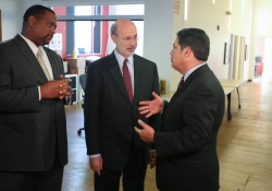 Governor Wolf and Senator Jay Costa Tour AlphaLab Gear on “Jobs that Pay” Tour :: January 7, 2016