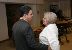 Marzo 9, 2015:  Senator Costa visits the Knoxville Senior Center