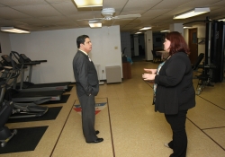 Marzo 9, 2015:  Senator Costa visits the Knoxville Senior Center