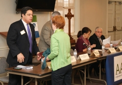 March 8, 2016: Senator Jay Costa participated in a legislative forum hosted by the Fox Chapel Area branch of the American Association of University Women (AAUW).