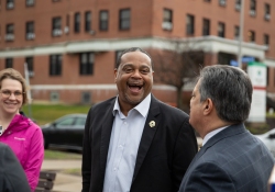 March 23, 2023: Today, State Senator Jay Costa, Mayor Ed Gainey, and Representative Sara Innamorato gathered to call for the speedy passage of the Longtime Owner Occupant Tax Exemption Program (LOOP) in order to protect homeowners living in areas with rapidly increasing property tax rates. If passed, this legislation would allow Pittsburgh’s mayor and city council to freeze the property tax rates for people who have lived in homes they own for a certain period of time. 