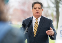 March 23, 2023: Today, State Senator Jay Costa, Mayor Ed Gainey, and Representative Sara Innamorato gathered to call for the speedy passage of the Longtime Owner Occupant Tax Exemption Program (LOOP) in order to protect homeowners living in areas with rapidly increasing property tax rates. If passed, this legislation would allow Pittsburgh’s mayor and city council to freeze the property tax rates for people who have lived in homes they own for a certain period of time. 