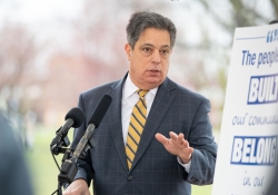 March 23, 2023: Today, State Senator Jay Costa, Mayor Ed Gainey, and Representative Sara Innamorato gathered to call for the speedy passage of the Longtime Owner Occupant Tax Exemption Program (LOOP) in order to protect homeowners living in areas with rapidly increasing property tax rates. If passed, this legislation would allow Pittsburgh’s mayor and city council to freeze the property tax rates for people who have lived in homes they own for a certain period of time. 