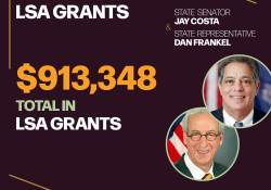 Democratic Leader Jay Costa, Representative Dan Frankel Announce LSA Grant Awards Totaling over $900,000