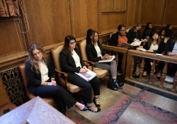 June 4, 2019:  Senator Costa speaks to the NEW Leadership class from the Center for Women in Politics at Chatham University.