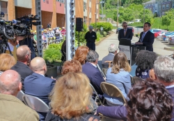 May 16, 2019: Sen. Costa was on hand to celebrate the groundbreaking of the New Riverview, formally Riverview Towers on Brownsville Road.
