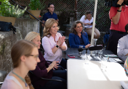 September 3, 2019: Elected officials work as servers for an hour to highlight the need for One Fair Wage
