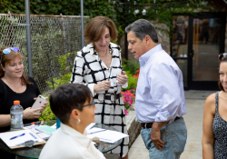 September 3, 2019: Elected officials work as servers for an hour to highlight the need for One Fair Wage
