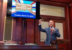 March 19, 2024 − Today, members of the Pennsylvania Legislative Arts and Culture Caucus gathered to celebrate “Arts Advocacy Day” along with Citizens for the Arts in Pennsylvania, a nonprofit advocacy group.
