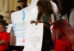 June 4, 2019: Senator Jay Costa participates in rally led by the Pennsylvania Budget and Policy Center, advocates for a “budget that puts people first”  to call for a minimum wage increase and other fiscal priorities that benefit working families.