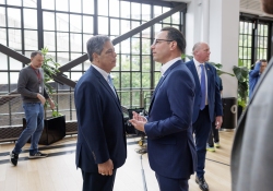 May 27, 2025: Governor Josh Shapiro and Department of Community and Economic Development (DCED) Secretary Rick Siger joined local leaders at the Space Institute at the University of Pittsburgh (Pitt) to highlight the Shapiro Administration’s commitment to fostering Pennsylvania’s innovation economy.