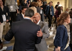 March 26, 2019: Senator Costa visits with students, professors and administrators from University of Pittsburgh on Pitt Day in Harrisburg.