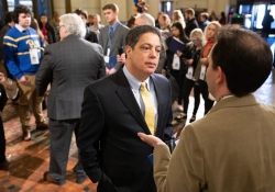 March 26, 2019: Senator Costa visits with students, professors and administrators from University of Pittsburgh on Pitt Day in Harrisburg.