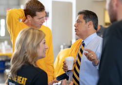 September 4, 2019: Senators get a taste of first responder training with the Pittsburgh firefighters.