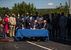 July 14, 2020:  Gov. Tom Wolf signed two policing-reform bills into law.