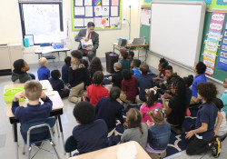 March 2, 2020: Sen. Costa reads to school children at Minadeo Elementary School and Edgewood Elementary STEAM Academy as part of Read Across America Day.