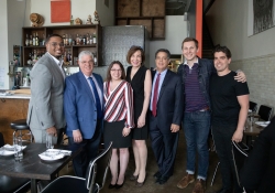 May 23, 2019: Senator Jay Costa visits Bar Marco in the Strip District as part of the Real Jobs, Real Pay Tour. This location was chosen because it is a perfect example of a business doing the right thing for their employees and paying a not only a minimum wage, but a living wage.