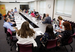 May 12, 2022:  Senator Jay Costa joined Pennsylvania’s Department of Human Services (DHS) Acting Secretary Meg Snead, Senator Lindsey M. Williams, and representatives from the Jewish Family and Community Services and Pittsburgh Regional Collaborative to discuss the efforts of these local organizations in responding to the needs of refugees in the Pittsburgh area.