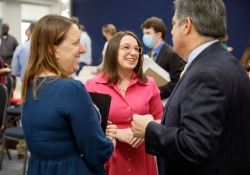 May 12, 2022:  Senator Jay Costa joined Pennsylvania’s Department of Human Services (DHS) Acting Secretary Meg Snead, Senator Lindsey M. Williams, and representatives from the Jewish Family and Community Services and Pittsburgh Regional Collaborative to discuss the efforts of these local organizations in responding to the needs of refugees in the Pittsburgh area.