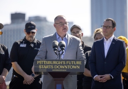 October 3, 2025: Senator Costa joins Governor Shapiro and Lieutenant Governor Davis to  mark major progress in historic plan to revitalize downtown Pittsburgh with targeted investments to make the city cleaner and safer.