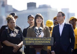 October 3, 2025: Senator Costa joins Governor Shapiro and Lieutenant Governor Davis to  mark major progress in historic plan to revitalize downtown Pittsburgh with targeted investments to make the city cleaner and safer.