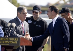 October 3, 2025: Senator Costa joins Governor Shapiro and Lieutenant Governor Davis to  mark major progress in historic plan to revitalize downtown Pittsburgh with targeted investments to make the city cleaner and safer.