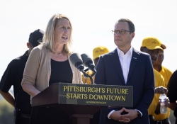 October 3, 2025: Senator Costa joins Governor Shapiro and Lieutenant Governor Davis to  mark major progress in historic plan to revitalize downtown Pittsburgh with targeted investments to make the city cleaner and safer.