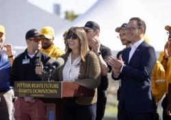 October 3, 2025: Senator Costa joins Governor Shapiro and Lieutenant Governor Davis to  mark major progress in historic plan to revitalize downtown Pittsburgh with targeted investments to make the city cleaner and safer.