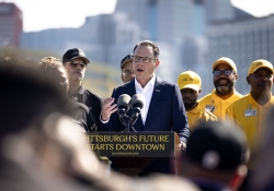October 3, 2025: Senator Costa joins Governor Shapiro and Lieutenant Governor Davis to  mark major progress in historic plan to revitalize downtown Pittsburgh with targeted investments to make the city cleaner and safer.