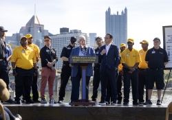 October 3, 2025: Senator Costa joins Governor Shapiro and Lieutenant Governor Davis to  mark major progress in historic plan to revitalize downtown Pittsburgh with targeted investments to make the city cleaner and safer.