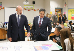 September 27, 2019: Sen. Costa Joins Gov. Wolf  to Tour Riverview Junior-Senior High School and Oakmont Bakery .