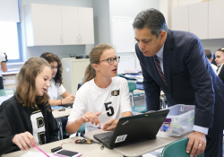 September 27, 2019: Sen. Costa Joins Gov. Wolf  to Tour Riverview Junior-Senior High School and Oakmont Bakery .