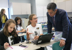 September 27, 2019: Sen. Costa Joins Gov. Wolf  to Tour Riverview Junior-Senior High School and Oakmont Bakery .